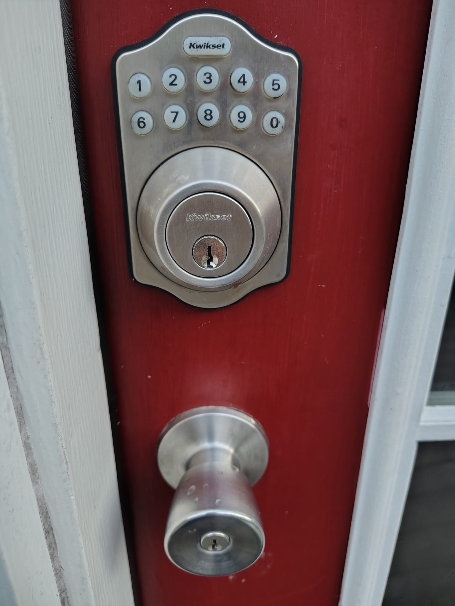 Kwikset electronic keypad deadbolt installed by Petrone Locksmith